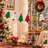 Guirnalda de árbol de Navidad, banderines coloridos colgantes, fondo de fiesta de Navidad, chimenea, escaparate, decoración de escena para el hogar