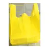 Bolsa Tote Não Tecida Estilo Colete em Estoque com Logo Impresso, Bolsa para Embalagem de Presente Inferior e Lateral, Bolsa Estéreo para Levar