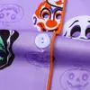 Comercio Electrónico Transfronterizo Verano Morado Conjunto de Ropa para el Hogar Estampado de Halloween Camisa de Manga Corta Pantalones Cortos Pijama Europeos y Americanos Venta al por Mayor