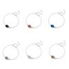 Pulsera europea y americana de plata de venta caliente con forma de gota de agua, resina, imitación de piedra natural, joyería de amor, joyería de la suerte para Navidad