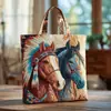 Nuevo producto transfronterizo TEMU Amazon bolso de mano de moda para mujer con estampado bolso de hombro tela Oxford 600D-2