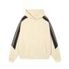Otoño/invierno nuevo éxito de taquilla 330g sudadera con capucha de manga raglán en contraste marca de moda para hombre estilo académico suéter de pareja