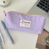 34223 Estojo de Lápis Macaron de Alto Valor Novo Estilo Ins Portátil Bolsa de Armazenamento de Grande Capacidade Bolsa Simples para Material Escolar