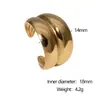 Anéis de Aço Inoxidável Mais Vendidos no Exterior, Modernos, Simples, Clássicos, Retrô, Ouro 18K, Aço Titânio Não Desbota, Joias de Mão para Atacado