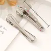 Horquilla de metal con forma de pico de pato, de 6 cm, con puntos de colores y ondas, con clip lateral, para flequillo, estilo extranjero, hecha a mano.