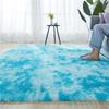 Alfombra nórdica de lana y seda transfronteriza, teñida, resistente a la suciedad, fácil de cuidar, para sala de estar, mesa de centro, manta de noche para dormitorio