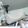 Bolsa Cilíndrica, Couro Bovino de Primeira Camada, Queda Natural, Bolsa de Ombro Feminina de Alta Qualidade, Bolsa Feminina Transfronteiriça, Bolsa de Ombro, Bolsa Feminina Fashion Transversal