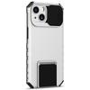 Funda para teléfono móvil iPhone 12 Pro Max con soporte deslizante resistente a caídas dos en uno Apple 13 color de contraste XR funda protectora