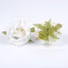 Série de Cores Retrô de Alta Qualidade Flores de Rosa Simuladas Guirlanda de Flores DIY Acessórios para Penteado Decoração de Parede de Flores para Casamento Flores de Seda