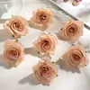 Flores artificiales pequeñas de rosa para paredes de flores de boda, ramilletes de rosas de seda, flores para la cabeza, cajas de rosas hechas a mano para decoración