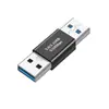Adaptador USB Macho a Hembra con Curva Media Adaptador USB 3.0 Extensión USB 3.0 Hembra a Macho Adaptador de Curva Arriba y Abajo