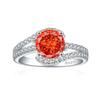 Tonglin comércio exterior venda quente S925 prata incrustada de alto carbono diamante cruz anel feminino fogos de artifício flor de gelo corte zircão cor anel do tesouro