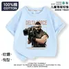 Camiseta Delta Force Ropa de Manga Corta para Niños, Merchandising para Niños Weilong, Patrón Uluru de Operador, Top de Algodón Puro