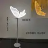 Accesorios para Bodas Alas de Mariposa Brillantes Colgante Decoración de Techo Araña de Boda Pasarela Hierro Forjado Guía de Camino Adornos