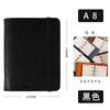 Mini Cuaderno de Hojas Sueltas Portátil de Cuero A8 con Páginas Interiores Reemplazables, Cuaderno de Sellos de Hojas Sueltas Planificador M5, Cuaderno de Bolsillo