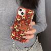 Explosiones Lindo Dachshund para Funda de Teléfono Apple 16promax iPhone15 Soporte de Dibujos Animados 14 Creativo 13