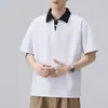 Ropa para Hombre Xintang 2026 Verano Nueva Camisa Polo para Hombre con Cuello de Solapa, Manga Corta, Ligera, Marca de Moda, Camisa Polo de Manga Tres Cuartos