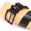 Cinturón de aleación nueva PU con hebilla de pasador transfronterizo para hombre, cinturón de moda Joker para hombres jóvenes y de mediana edad, cinturón para pantalones, fabricantes, venta al por mayor