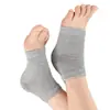 Calcetines de gel para talón transfronterizos, calcetines de gel de nailon, calcetines de talón de medio talón de cuatro colores, venta al por mayor