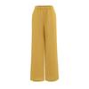 2025 Verano Lino Transpirable Cintura Estrecha Cordón Pantalones Casuales Pantalones de Pierna Ancha Pantalones Casuales Deportivos Holgados Mujer