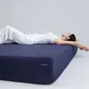 Lençol de Elástico para Sono Profundo Classe A Peça Única Malha de Algodão Cobertura de Cama Protetor de Colchão Capa Universal para Todas as Estações