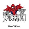 Novo padrão Homem-Aranha Acessórios decorativos DIY para roupas Impressão em camiseta tinta branca Impressão por transferência térmica Hot stamping agora uma peça