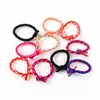 Cuerda para la Cabeza Tejida Pulsera para Mujer de Doble Propósito Anillo para el Cabello Simple Tendón de Goma Cuerda para el Cabello de Mujer Estilo Coreano Estilo Celebridad de Internet Cuerda para el Cabello Elegante