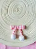 Mini Lazo Bola de Pelo Pegajosa Multicolores Tejido a Mano Mini Accesorios para el Cabello Dulces y Lindos Accesorios de Decoración para Ropa