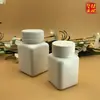 Anuncios Vacío Medicina ml Polvo Tableta ml Blanco Cuadrado Píldora Sólido Plástico Cuadrado Botella - Botella de Tableta Desinfectante