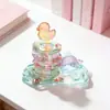 Pegatinas Apilables 3D, Calcomanías Apilables Transparentes de Gelatina para Scrapbooking DIY, Diario
