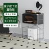Gabinete de Revista abatible estilo tronco Gabinete lateral para sala de estar Estante de almacenamiento estilo japonés Librero Gabinete tipo cubo Almacenamiento para el hogar Gabinete de almacenamiento nórdico