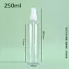Botellas de Spray de Plástico Transparente para Mascotas al por Mayor en Stock con Cabezales de Spray Blancos, Botellas de Spray Pequeñas, Botellas de Spray para Dispensar, Botellas Vacías, Contenedores