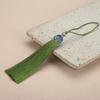 8 cm azul chapéu borla borla marcador pendurado borla cloisonne nó chinês borla acessórios de vestuário fã pingente