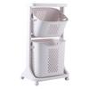 Cesta para ropa sucia, directa de fábrica, cesta extragrande para ropa sucia de baño, estante para guardar ropa de baño, cesta de plástico para lavar ropa.