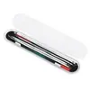 Set de Agujas para Acné de Acero Inoxidable, Set de Herramientas para Extracción de Puntos Negros de 4 Piezas, Aguja Doble para Acné, Herramienta para Exprimir Granos, Aguja de Belleza