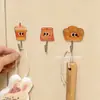 Ganchos Lindos y Creativos, Sin Taladro, Fuerte Capacidad de Carga, Ganchos Adhesivos para Cocina, Hogar, Baño y Aseo, Ganchos Adhesivos Sin Dejar Rastro