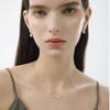 Collar de Perlas de Guisante Nuevo 2025 para Mujer Diseño Nicho de Lujo Ligero Zircón Micro-Incrustado de Alta Calidad Collar Clavícula Temperamental