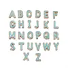 Cuentas Espaciadoras de Aleación de 10 mm de Colores con Goteo de Aceite, 26 Letras, Cadena para Teléfono Móvil, Colgante con Cuentas, Pulsera, Collar Hecho a Mano para DIY