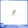 Pulsera Pandora de plata 925 chapada en cuproníquel, abalorios, accesorios DIY, nota, calcetines de cisne, abalorios de gota de agua