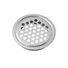 Rejilla de ventilación de gas redonda de 50 mm para puertas de gabinetes de cocina con orificios de ventilación, malla de disipación de calor y ventilación, cubierta decorativa para zapatero