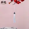 Franja de Coroa Cloisonné Estilo Antigo Franja Pendente Hanfu Leque Redondo Marcador de Página Pente Pingente Decorativo Fabricante Estoque Atacado