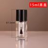 Frasco Vazio de Recarga de Gel de Esmalte Transparente com Tampa Grande 5ml DIY Nail Art Frasco de Recarga Pequeno de Vidro Frasco de Esmalte Transparente
