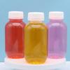 Botella Desechable para Té de Leche Jugo PET 500ml Lata de Fácil Apertura Vaso para Té de Leche Botella de Plástico Transparente para Té de Leche Tapa Blanca Botella para Bebida