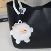 Colgante de Oveja de Peluche de Dibujos Animados Creativos, Llavero de Corazón Lindo para Bolsos de Niña, Decoración para Mochilas, Adorable Accesorio de Juguete
