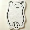Alfombra moderna y sencilla con diseño de dibujos animados, ideal para habitación infantil, dormitorio, mesita de noche y sala de estar.