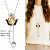 Cadena para Suéter de Collar Largo Geométrico, Accesorio de Lujo de Alta Gama, Versátil y de Moda, Colgante de Perla para Otoño e Invierno