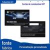 Fabricantes fazem cartão VIP recarregável inteligente para impressão em PVC cartão de presente sem contato cartão de desconto cartão de combustível para carro