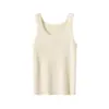 Nova Camiseta Regata Feminina de Manga Curta com Gola Redonda, Listrada e Lisa, Versátil, para Primavera e Verão, Camada Base, Roupa Íntima de Verão, Camisola