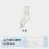 Meias Fofas de Menina para Primavera, Meias Femininas de Cano Médio, Meias de Algodão Antibacterianas com Renda Pequena para Primavera e Outono, Meias Femininas Jacquard