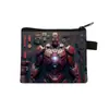 Nova Carteira de Moedas do Homem de Ferro da Marvel Estampa de Desenho Porta-Cartões Infantil Tendência Portátil Bolsa de Armazenamento Masculina Bolsa Transfronteiriça